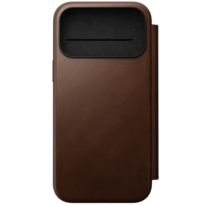 Калъф, Nomad Modern Leather Folio за iPhone 17 Pro Max, Кафяв
