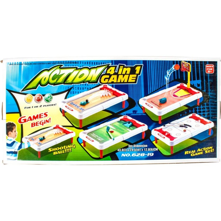 Asztali játékok 4IN1 12 cm