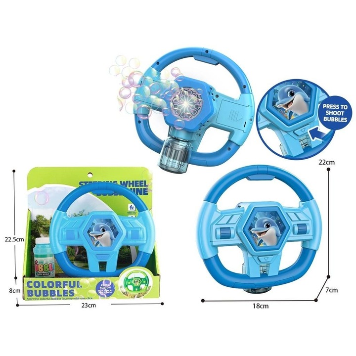 Gyerek játék kormány, Madej, 23x8x23cm, Delfin