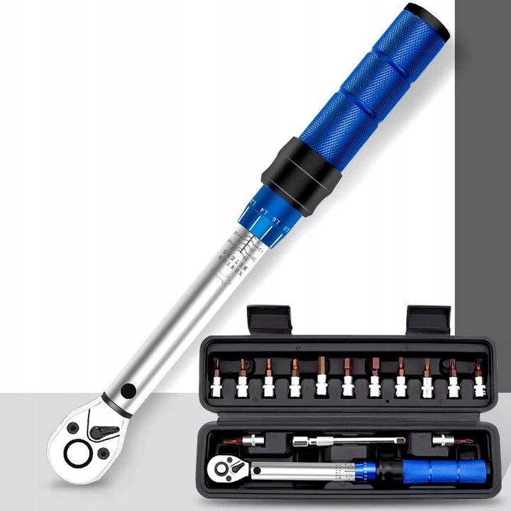 Set cheie dinamometrica 2-24 Nm cu blocare si certificat de calibrare, 13 biti