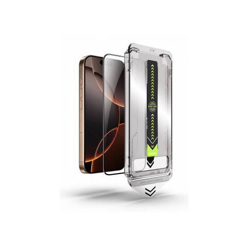 Folie de Protectie Techsuit Ecran TitanGlass pentru Apple iPhone 17 Pro Sticla Securizata Full Glue