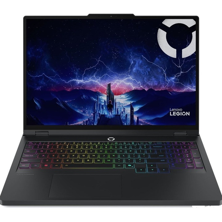 Лаптоп Lenovo Legion Pro 5, 16" WQXGA, Intel® Core™ Ultra 9 275HX до 5.4 GHz, 32 GB RAM DDR5 5600, 1 TB SSD, NVIDIA® GeForce® RTX 5060 8 GB, Windows 11 Home, Eclipse Black 1 TB