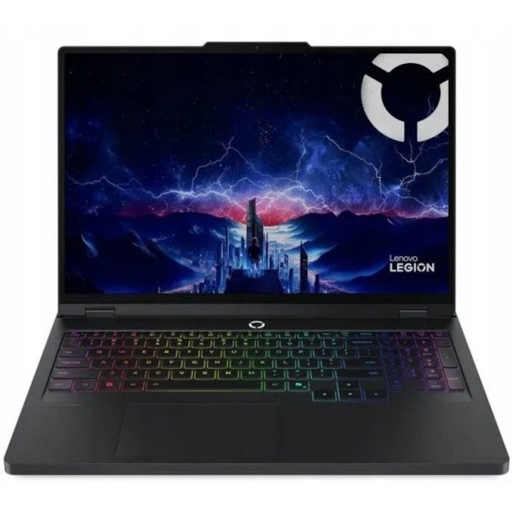 Laptop Lenovo Legion Pro 5, 16" WQXGA, Intel® Core™ i9 14900HX akár 5.8 GHz, 32 GB RAM DDR5 5600, 1 TB SSD, NVIDIA® GeForce® RTX 5060 8 GB, Free Dos, Eclipse Fekete