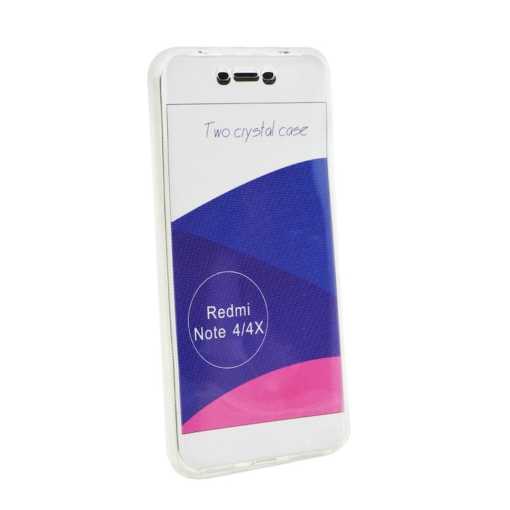 Кейс за мобилн телефон Forcell 360", Ultra Slim, Front+Back Case, XIAOMI Redmi NOTE 4 / 4X, transparent