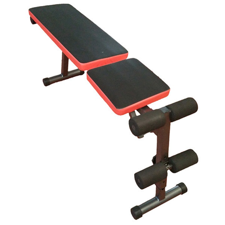 Kfit Simple Flex, Összecsukható edző pad, feket/piros, 170 x 130 x 120 cm