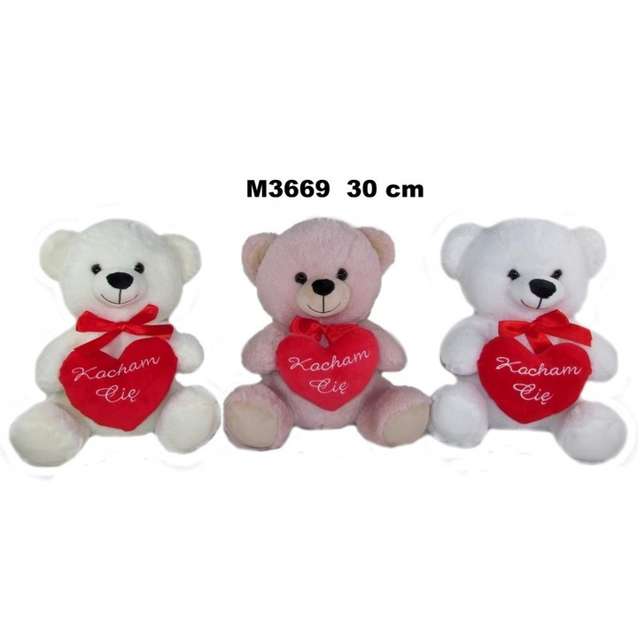 Sun-Day Tálak szív mintával, 30 cm, vegyes modellek