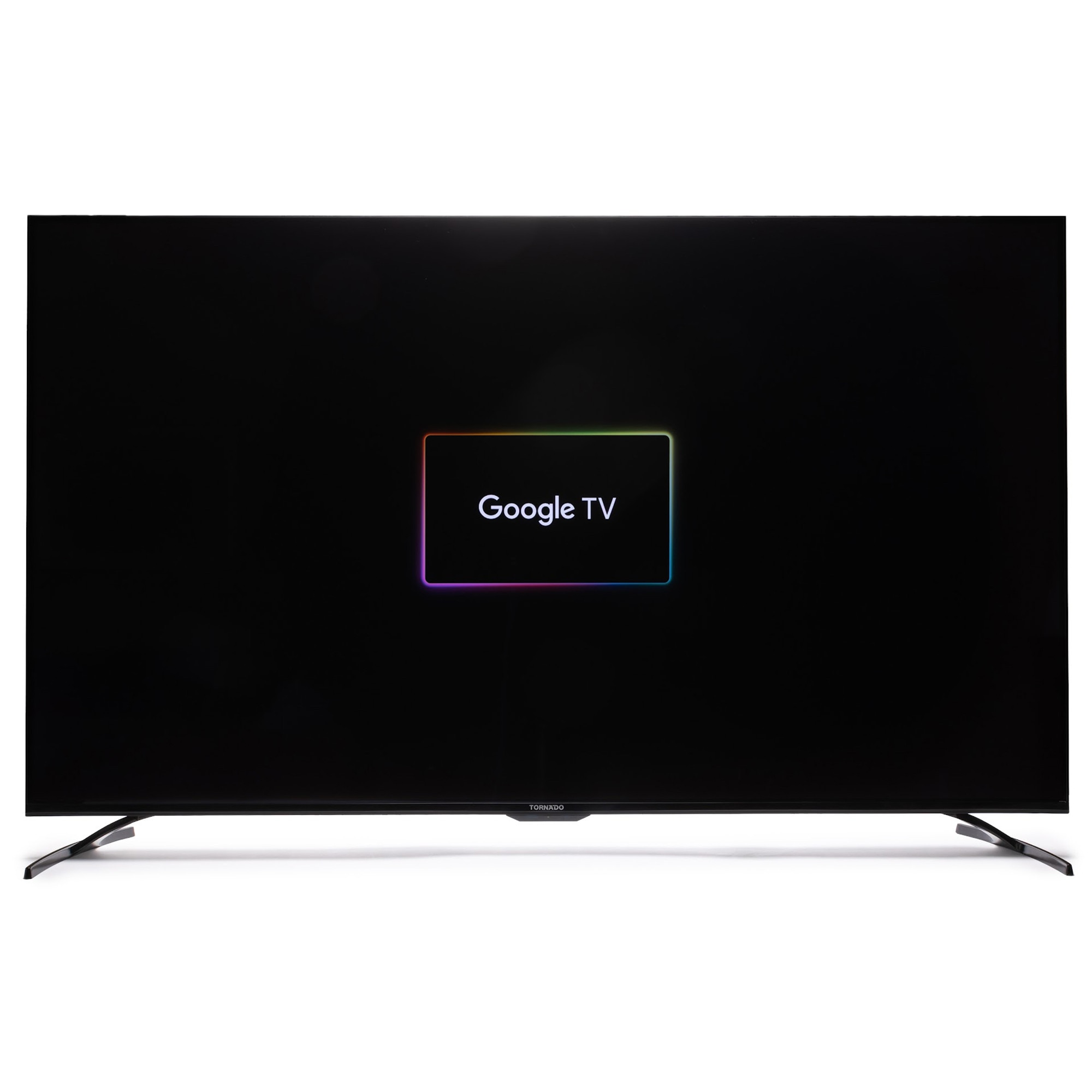 Televizor Smart 4K TORNADO, 50” Frameless Google TV Smart Interface, HDR10, Dolby Audio, Built-in Chromecast, VESA 200 × 200, black
