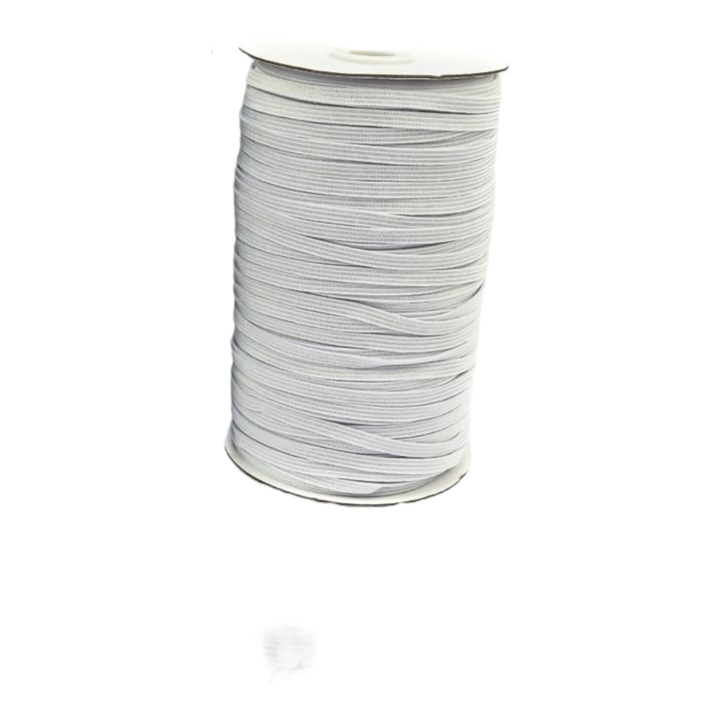 Бял ластик, 180 ярда, дебелина 3 мм