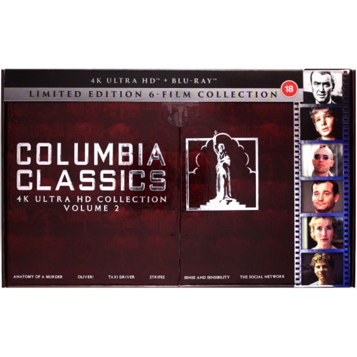 Columbia Classics Collection: Volume 2: Anatomia morderstwa / Oliver! / Rozważna i romantyczna / Szarże / Taksówkarz / The Social Network [BOX] [6xBlu-Ray 4K]+[Blu-Ray]