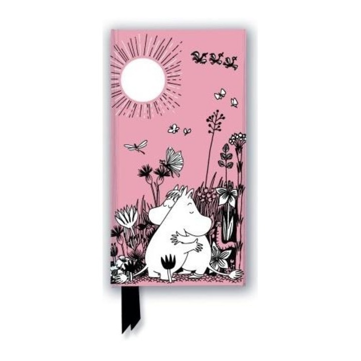 Agenda Flame Tree, Notatnik linie TW Muminki Milosc, 128 pagini, 152x80x13mm, culoare ivoire