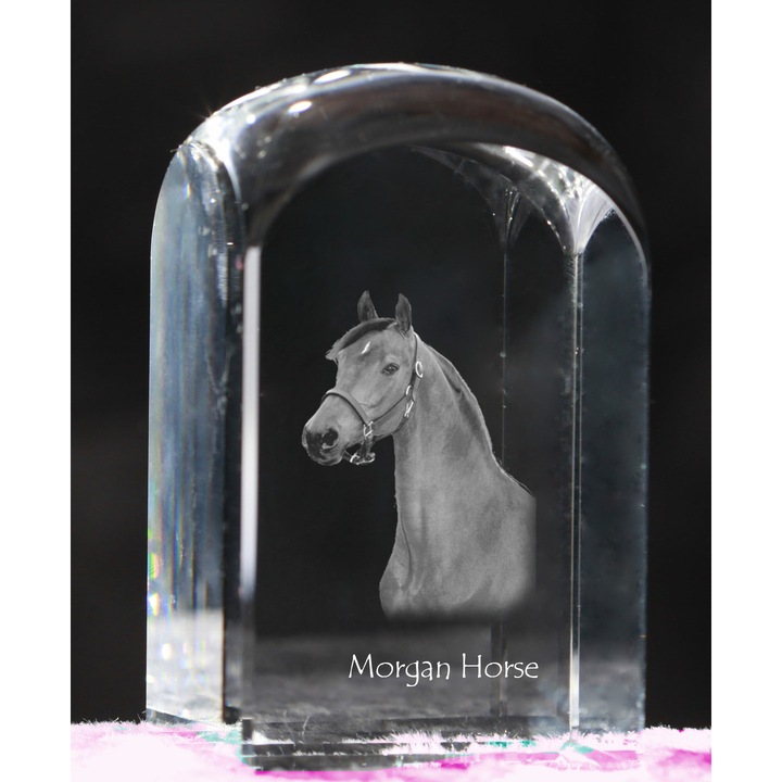 Cub din cristal, Art-Dog, cu gravura personalizata, 10x6x6cm