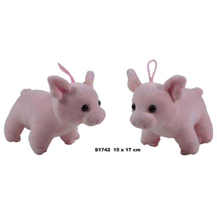 Figura Sun-Day, Swinka, 18cm, rózsaszín