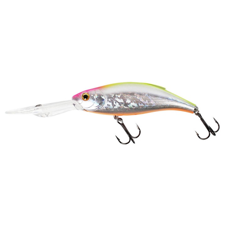 Vobler Sea Buzz Hunter Deep Shad 12.5cm, 49gr, Floating, culoare 014/CHCH, pentru pescuitul la trena, evolutie 9-13m+, salau, stiuca, somn, pastrav lac