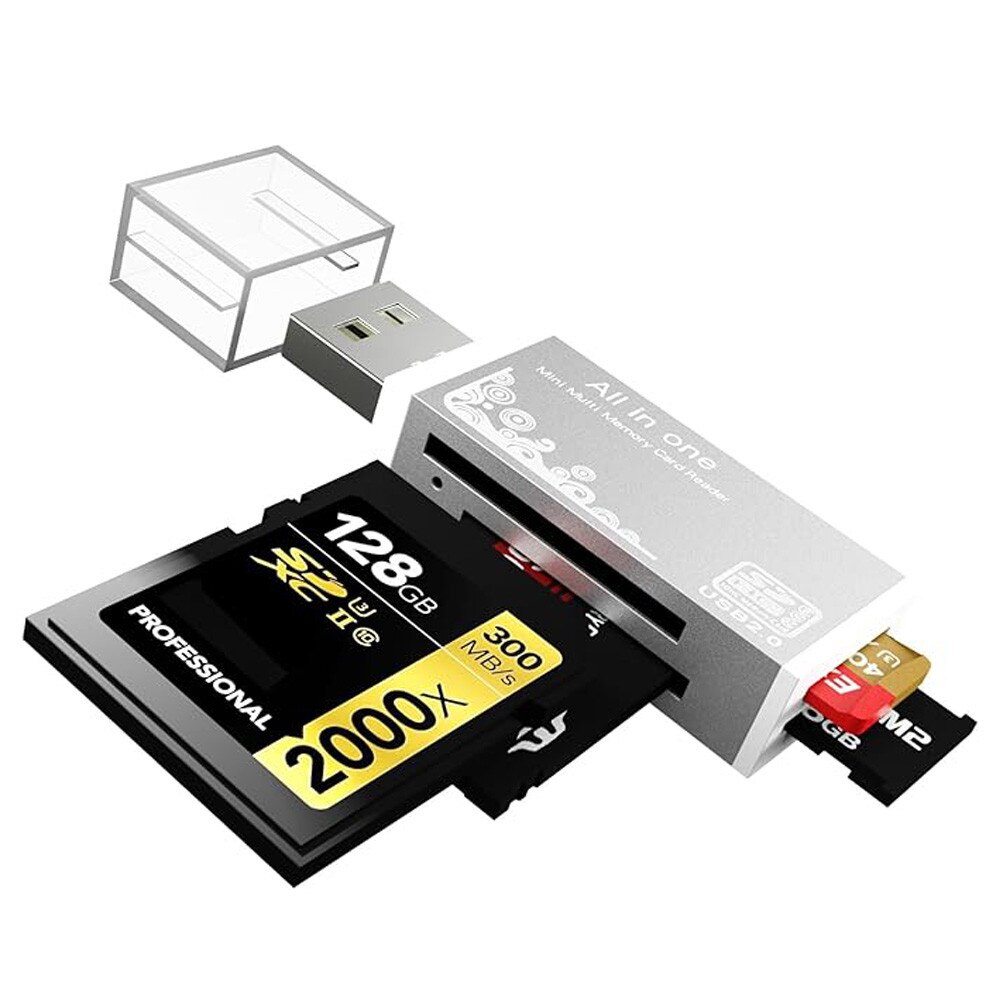 Cititor De Carduri Bawanfa Pro Multi-Card 7 In 2 pentru SIM, SD