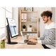 Monitor LED Ergonomic ViewSonic VG2409-MHDU-2, 24", Full HD (1920x1080), IPS, 100Hz, 4ms GtG, VRR, Low Blue Light, Flicker-Free, Difuzoare 2.5Wx2, HDMI, DP, USB, USB Type-C 65W (DP), VESA 100x100mm, Black