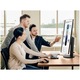 Monitor LED Ergonomic ViewSonic VG2409-MHDU-2, 24", Full HD (1920x1080), IPS, 100Hz, 4ms GtG, VRR, Low Blue Light, Flicker-Free, Difuzoare 2.5Wx2, HDMI, DP, USB, USB Type-C 65W (DP), VESA 100x100mm, Black