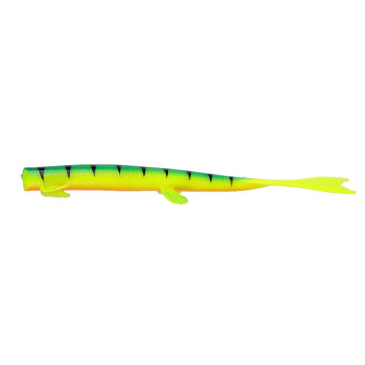 Shad Kamatsu Shadow Hunter Pelagic 25cm, 44gr, 03 Fire Tiger, pentru pescuit pelagic la salau si stiuca