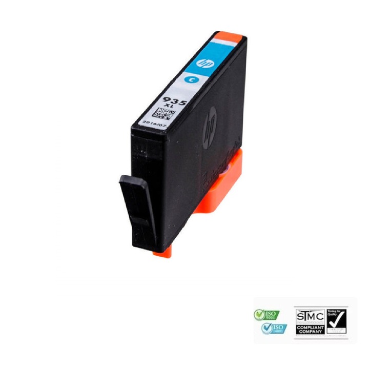 Cartus cerneala compatibil 935XL, albastru cyan, 18 ml, pentru HP OFFICEJET 6812, OFFICEJET 6815, OFFICEJET 6820, OFFICEJET PRO 6230, OFFICEJET PRO 6830, OFFICEJET PRO 6835
