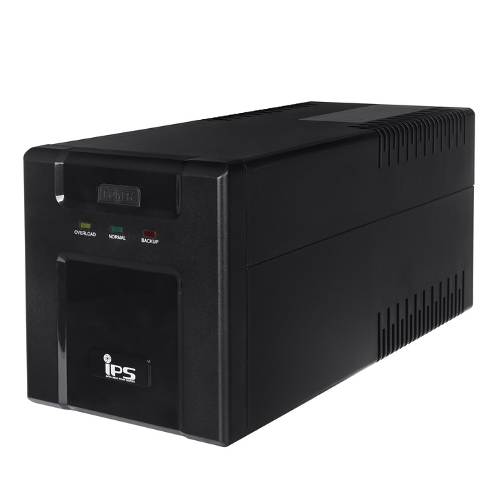 UPS Line-Interactive IPS, 1200VA/720W, 4x Schuko, compact, 280x140x200mm