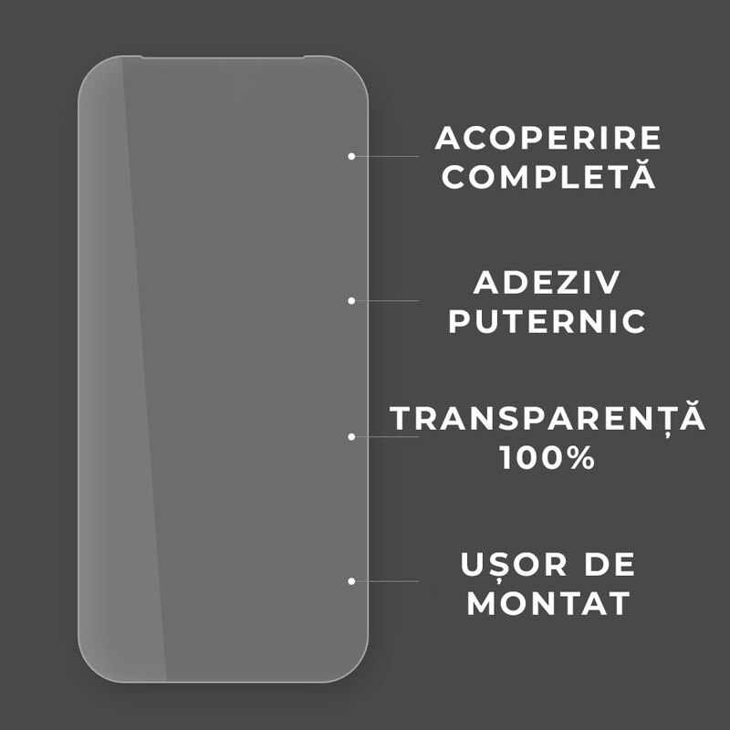 Folie Silicon Ecran pentru Samsung Galaxy Z Flip 7, Silicon Hydrogel Regenerabil, Flexible Hydro-Crystal, Protectie Completa, Full Glue, Instalare usoara, Set complet pentru Instalare