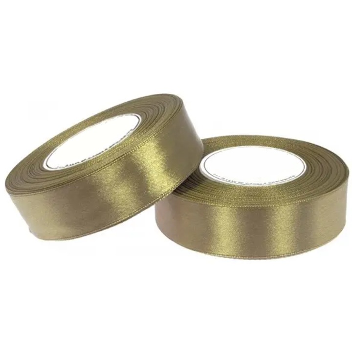 Panglica de satin aurie 25 mm x 32 m PartyPro
