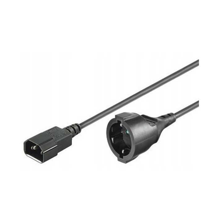 Удължител за кабел MicroConnect C14-Schuko 1,5м