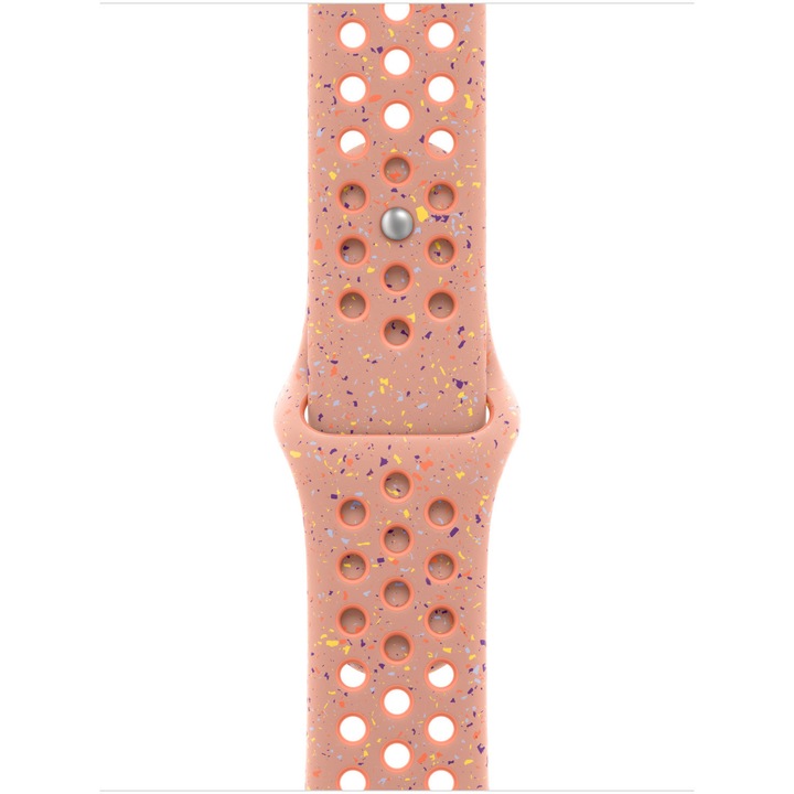 Apple Watch Nike sportszíj, 42 mm, Alpenglow rózsaszín – S/M