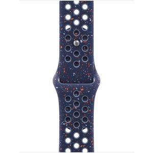 Curea pentru Apple Watch 42mm, Nike Sport Band, Blue Ribbon - S/M