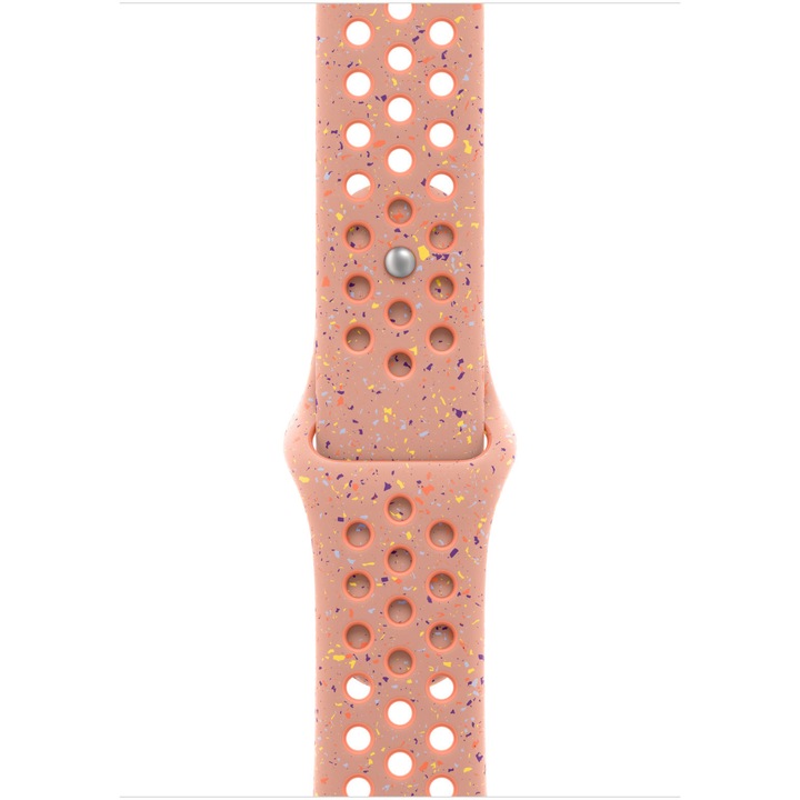 Apple Watch Nike sportszíj, 46 mm, Alpenglow rózsaszín – M/L