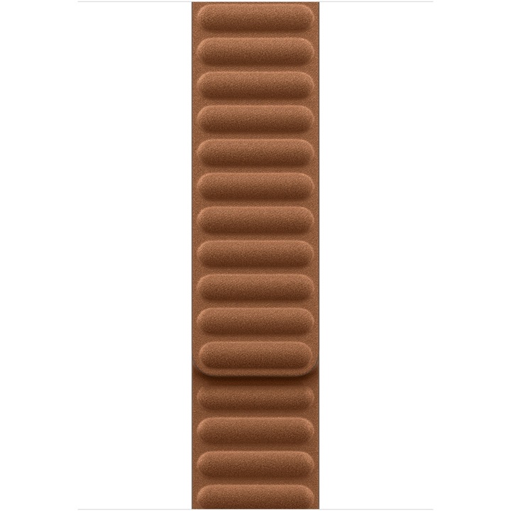 Curea pentru Apple Watch 46mm, Magnetic Link, Caramel, M/L