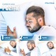 Perna ortopedica pentru dormit ajustabila NextWave, Spuma cu Memorie Maruntita pentru Gat si Suport Cervical, 2 Zone de Confort, Husa lavabila, Ideala pentru dormitul lateral, spate sau stomac, alb