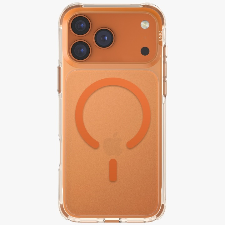 Калъф Uniq LifePro Xtreme Magclick Charging, съвместим с iPhone 17 Pro Max, оранжев