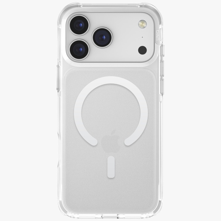 Калъф Uniq LifePro Xtreme Magclick Charging съвместим с iPhone 17 Pro Max, Прозрачен/Глитър