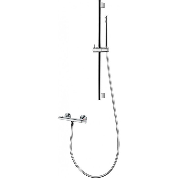 Baterie sanitara Karag CF058T, crom, termostatata