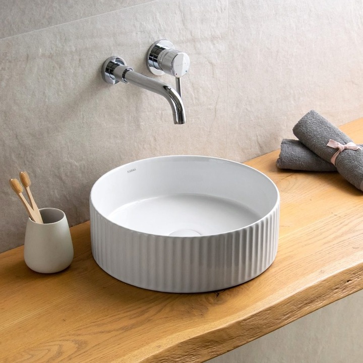 Chiuveta baie, Karag LT 3283-S, alb