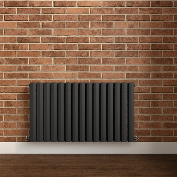 Calorifer din otel gri antracti cu profil dublu 1136x600 ThermaLux SUN-R26