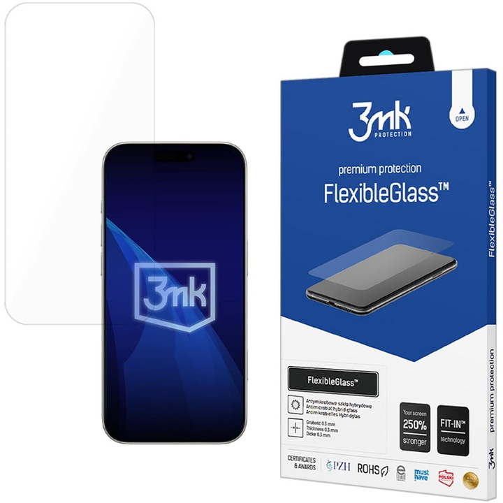 Folie pentru iPhone 17 - 3mk FlexibleGlass - Clear