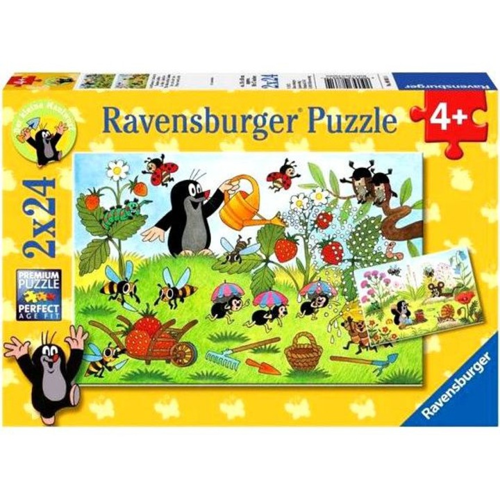 Puzzle 2x24 db - Kisvakond