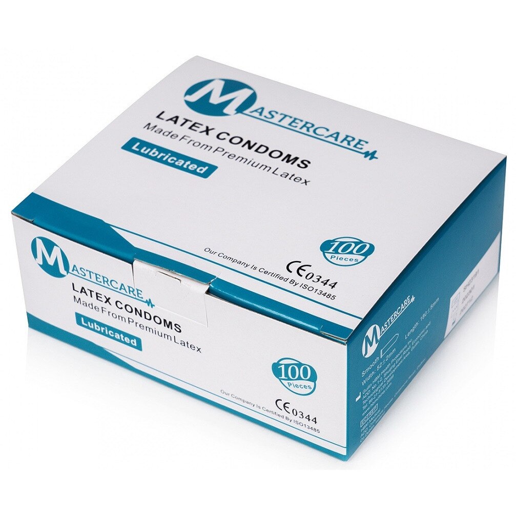 Prezervative lubrifiate Latex Premium Mastercare 100 buc - eMAG.ro