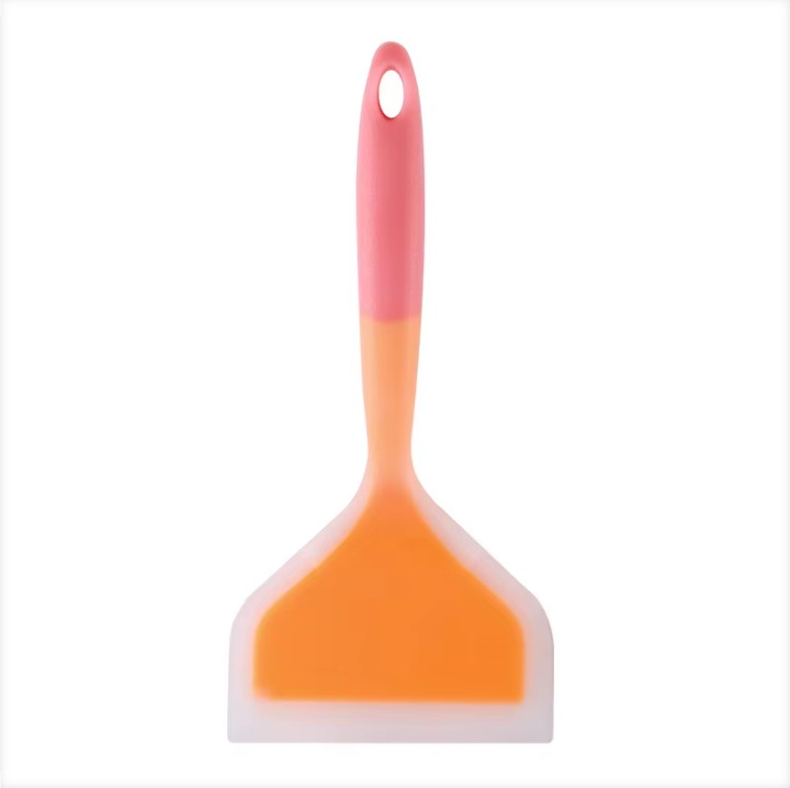 Spatula din silicon, antiaderent, Portocaliu