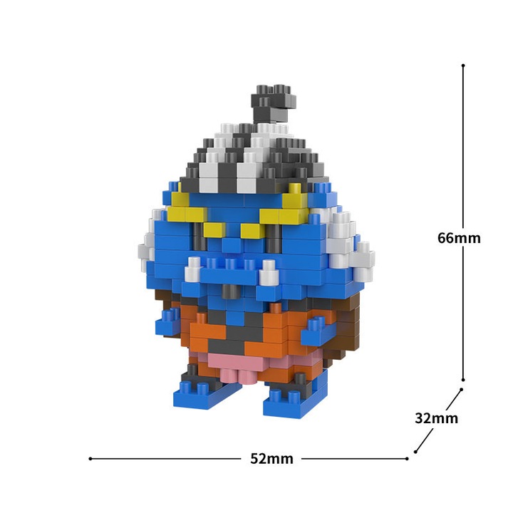 Set de blocuri miniature ZUOXIA, 200 piese, dimensiune 60x24x63mm, colorat