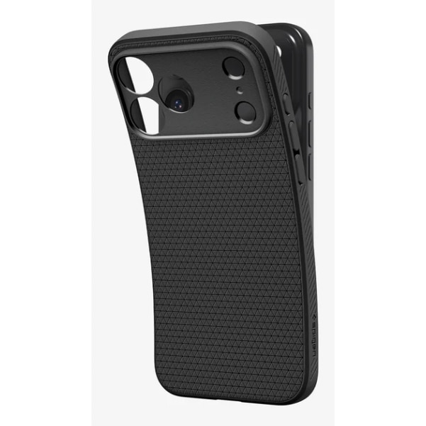 Husa Spate Spigen Liquid Air Compatibila Cu iPhone 17 Pro, Materiale Premium, Silicon - Matte Black