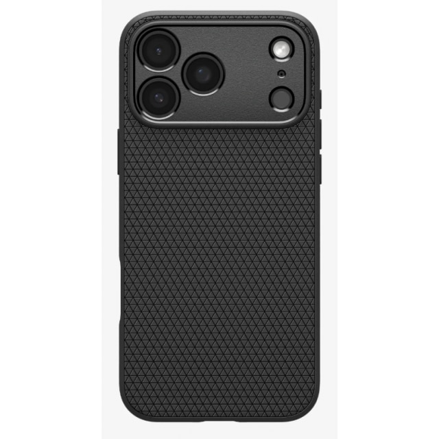 Husa Spate Spigen Liquid Air Compatibila Cu iPhone 17 Pro, Materiale Premium, Silicon - Matte Black