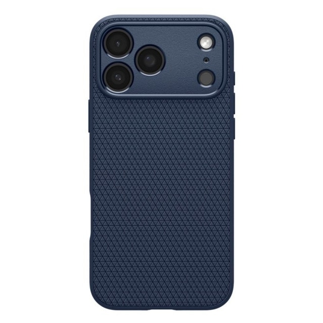 Husa Spate Spigen Liquid Air Compatibila Cu iPhone 17 Pro Max, Materiale Premium, Silicon - Navy Blue