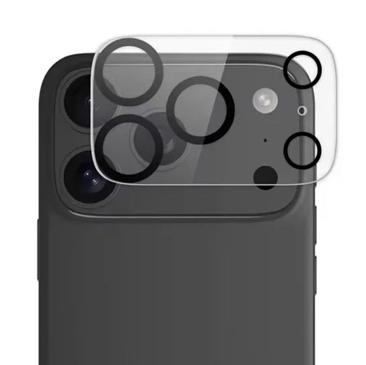 Folie Camera pentru Apple iPhone 18 Pro Max, Protectie din Sticla, Transparent