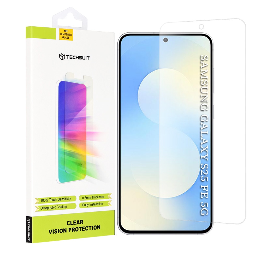 Folie sticla pentru Samsung Galaxy S25 FE, Clear Vision Glass, Transparent