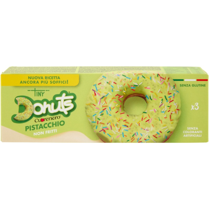 Tiny Donuts gluténmentes pisztáciás fánk 3*37g