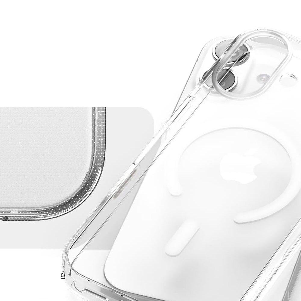 Husa de protectie, GUUIXUAN, MagSafe, Compatibil cu iPhone 17, Premium Quality, Transparent