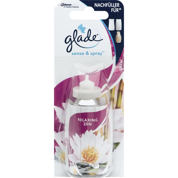 Пълнител за ароматизатор за въздух 18 ml Glade Sense&Spray Relaxing Zen