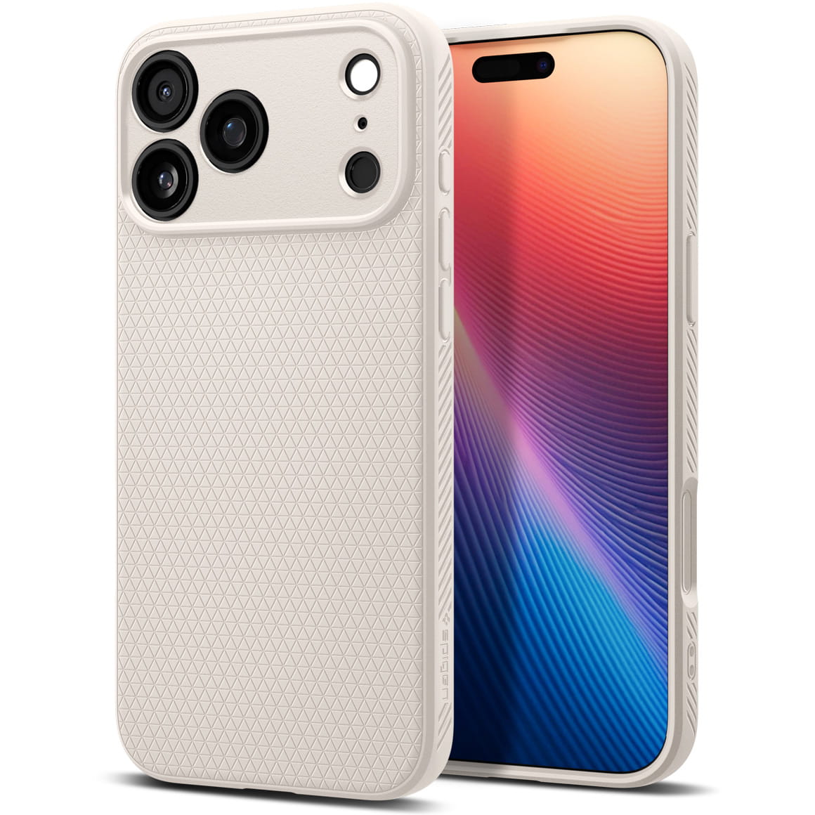 Husa, Spigen Liquid Air pentru iPhone 17 Pro, Bej